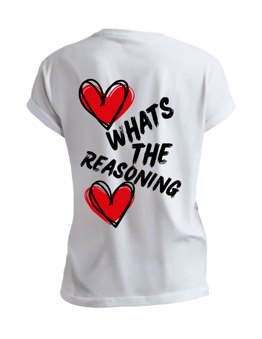 What's The Reasoning Double Heart Tee