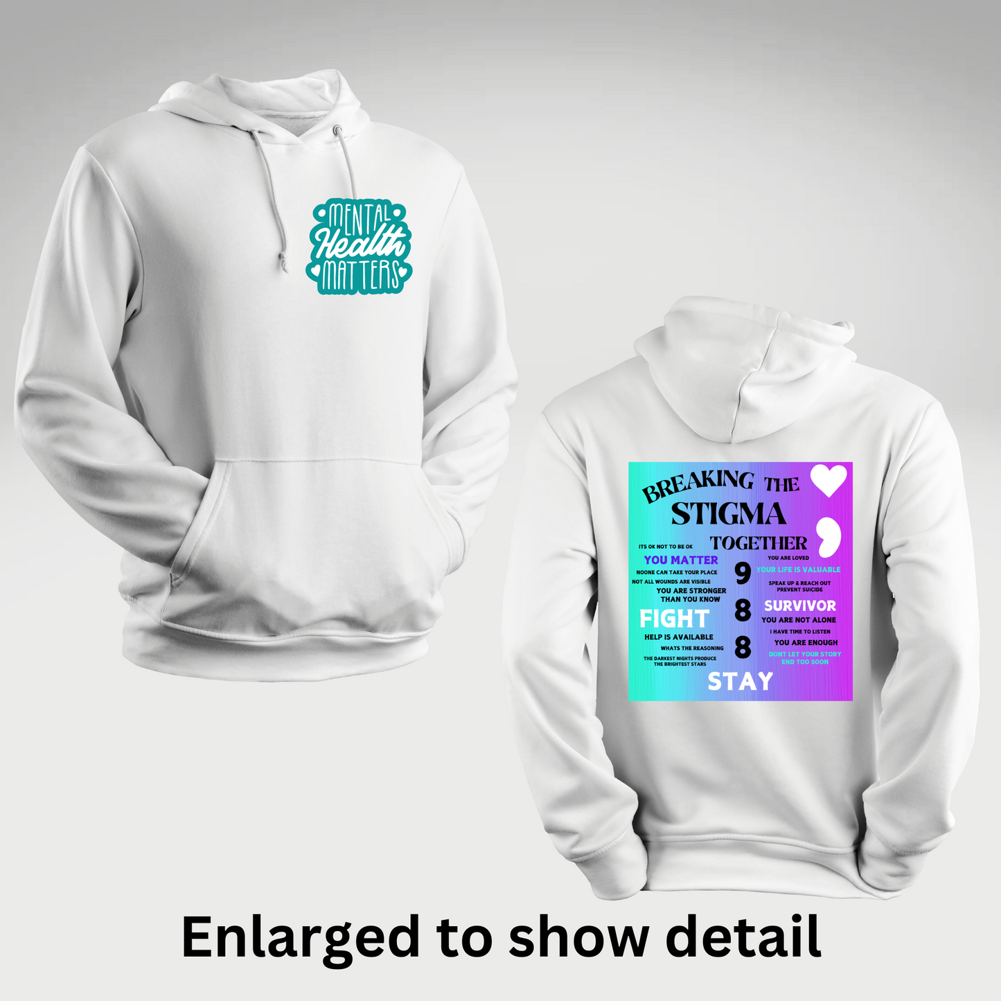 Suicide Awareness Hoodie 3X/4X